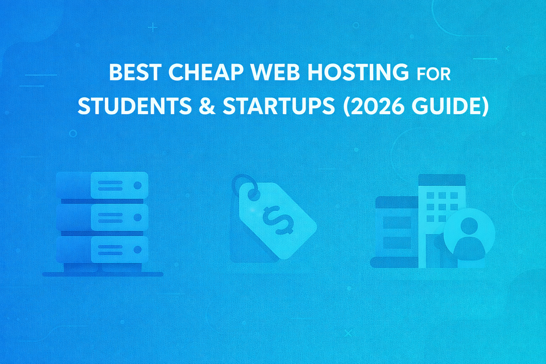 Best Cheap Web Hosting for Students & Startups (2026 Guide)