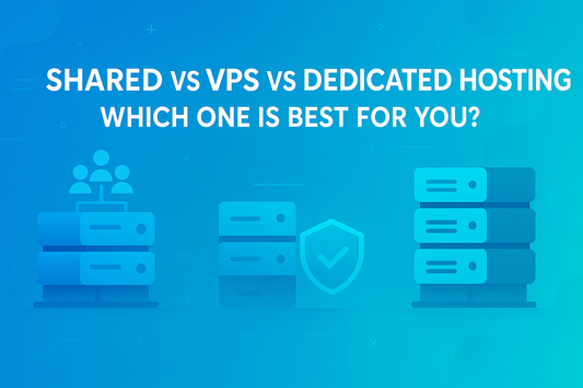 Shared vs VPS vs Dedicated Hosting – Which One is Best for You?