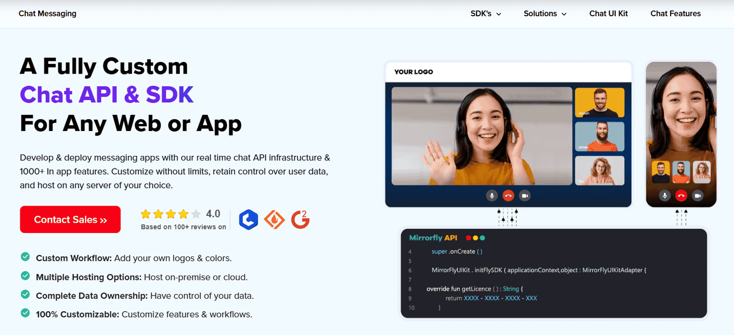 MirrorFly Chat API